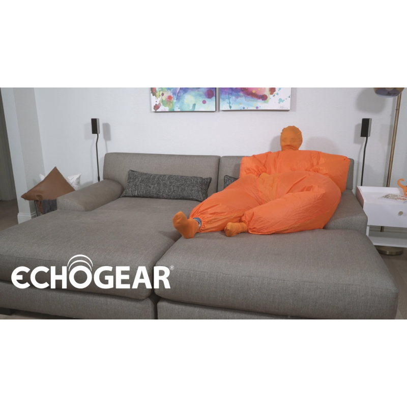 ECHOGEAR 스피커 스탠드 쌍 - 범용 호환성으로 높이 조절 가능 - Vizio, Klipsch, Bose, Sony 등과 함께 작동 - 내장 케이블 관리 포함 - 서라운드 사운드 설정에 적합