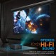 미니 프로젝터 네이티브 720P 풀 HD, 휴대용 비디오 프로젝터 야외 영화 프로젝터, LED 홈 시어터 프로젝터 1080P 및 300" 지원, PS4, PC, VGA, TV 스틱, HDMI, AV 및 US와 호환 가능