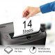 Fellowes Powershred 70S 14매 스트립 컷 종이 및 신용 카드 분쇄기(SafetyLock 포함)(4671001)