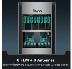 Reyee 전체 홈 메시 WiFi 시스템, AX3200 스마트 WiFi 6 라우터, 커버 6000Sq. Ft, 최대 150개의 장치 연결 R6(2팩)