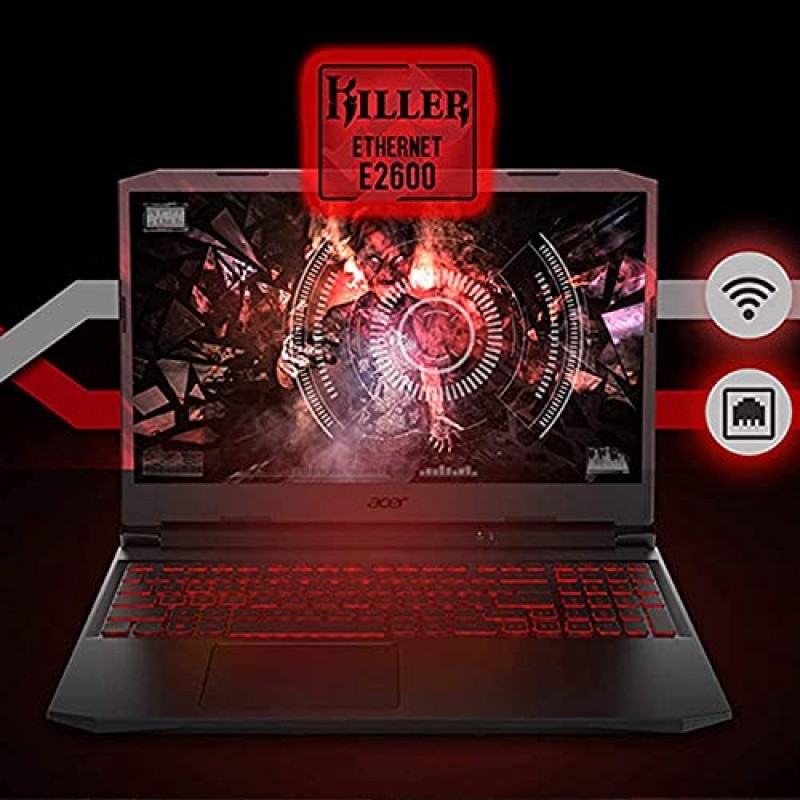 Acer Nitro 5 게이밍 노트북 AMD Ryzen 7 5800H(8코어)(>i7-10875) NVIDIA GeForce RTX 3060 노트북 GPU 15.6인치 FHD 144Hz IPS 디스플레이 32GB DDR4 2TB NVMe SSD Windows 10 Home(32GB RAM|2TB PCIe SSD)