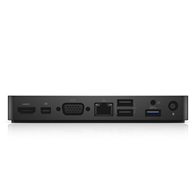 Dell WD15 모니터 독 4K(180W 어댑터 포함), USB-C, (450-AEUO, 7FJ4J, 4W2HW), 블랙, 듀얼 디스플레이