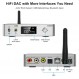 1Mii DS600 USB DAC HiFi, 홈 스테레오 LDAC AptX HD용 Bluetooth 수신기, 헤드폰 앰프, Bluetooth 오디오 어댑터 3.5mm AUX/RCA 출력 DSD512 AV 수신기 또는 증폭기용 듀얼 ES9038Q2M XMOS