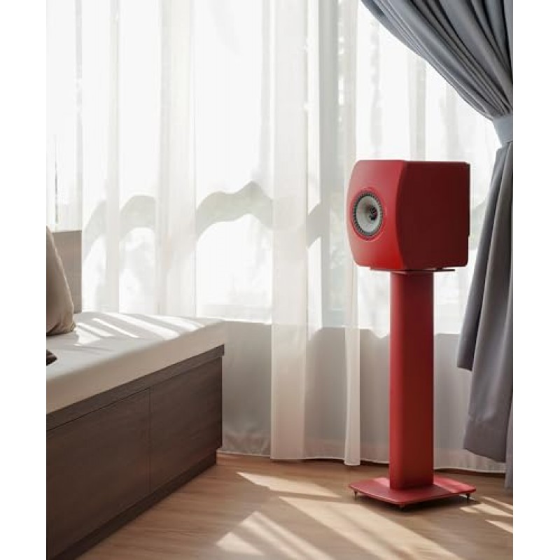 KEF LS50 Wireless II(페어, 크림슨 레드)