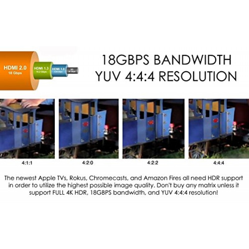 8x8 원활한 HDMI 4K HDR 매트릭스 스위처 18GBPS Ultra YUV 4:4:4 HDCP2.2 60Hz HDMI 2.0B Doby Atmos HDTV 라우팅 선택기 SPDIF 오디오 제어4 Savant 홈 오토메이션 스위치 IP RS232