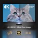 WEMAX Nova 4K UHD 초단초점 프로젝터, 스마트 Android TV가 탑재된 150인치 ALPD 레이저 TV, HDR10 홈 시어터, Dolby Audio DTS-HD, 영화용 UST 프로젝터, WiFi 블루투스, Google 어시스턴트 내장