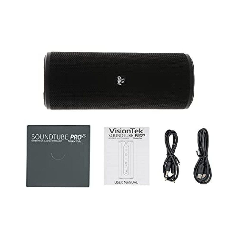 VisionTek SoundTube Pro V3 휴대용 블루투스 사운드바 스피커