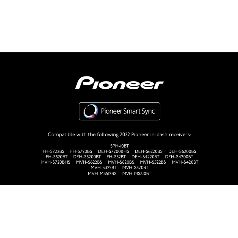 Pioneer MVH-S322BT Amazon Alexa, Pioneer 스마트 동기화, Bluetooth, Android, iPhone - 오디오 디지털 미디어 수신기