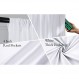 30x10FT 배경 커튼, 흰색 사진 배경 웨딩 베이비 샤워 생일 파티 홈 인테리어 용 커튼 패널, 5x10FT (6 패널)