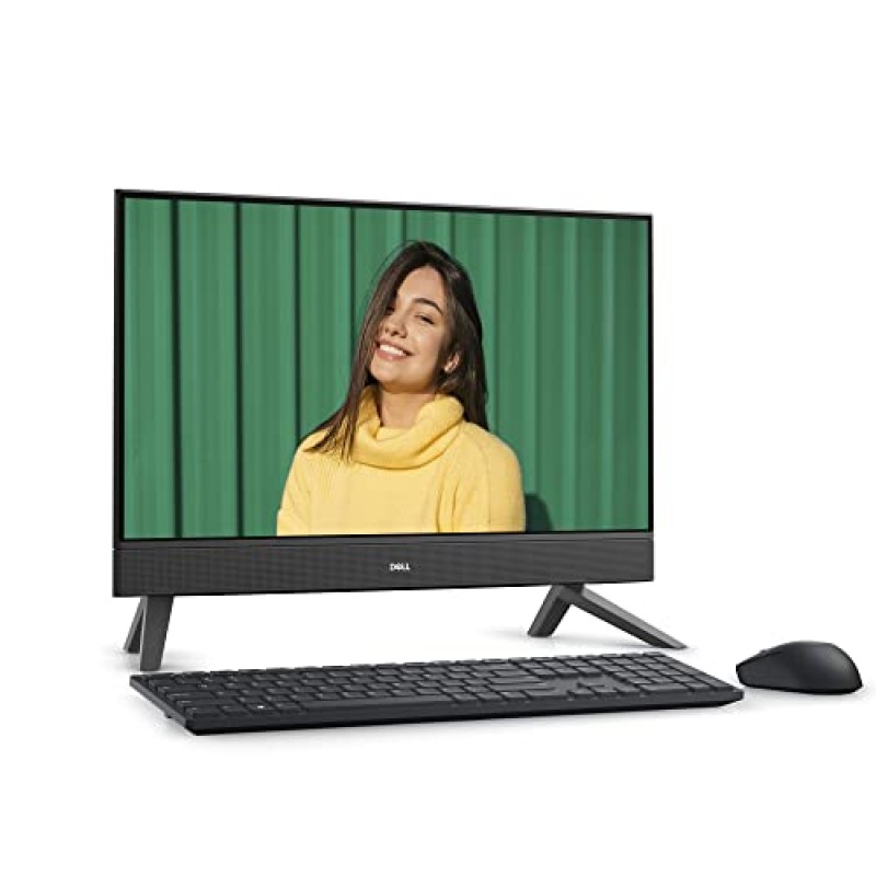 Dell Inspiron 5415 올인원 - 23.8인치 FHD(1920 x 1080) 터치 미지원 디스플레이, AMD Ryzen 5 5625U, 8GB DDR4 RAM, 256GB SSD, AMD Radeon 그래픽, MediaTek Wi-Fi 6, Windows 11 Home - 블랙