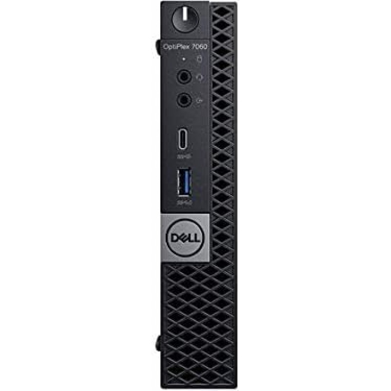 Dell OptiPlex 7060 마이크로 데스크탑 비즈니스 PC, Intel Core i5-8500T 2.1GHz, 16GB, 512GB SSD, USB Type-C, Windows 11(리뉴얼), 블랙