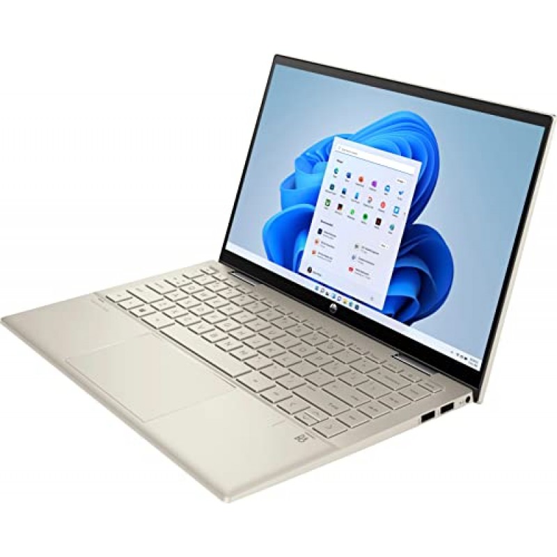 HP Pavilion x360 14인치 FHD 터치스크린 2-in-1 노트북 | 11세대 인텔 코어 i5-1155G7 | 16GB DDR4 RAM | 512GB SSD | 웜 골드 | Windows 11 Home | 무선 마우스 번들 포함