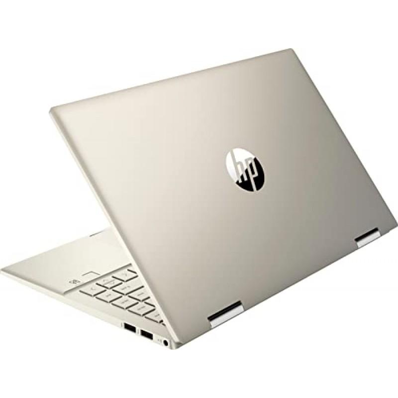 HP Pavilion x360 14인치 FHD 터치스크린 2-in-1 노트북 | 11세대 인텔 코어 i5-1155G7 | 16GB DDR4 RAM | 512GB SSD | 웜 골드 | Windows 11 Home | 무선 마우스 번들 포함