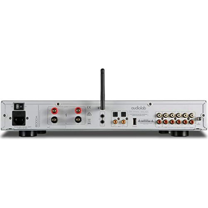 Audiolab 6000A 100와트 스테레오 통합 앰프/블루투스 DAC - 실버