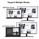 DisplayPort-HDMI 케이블 10피트, (디스플레이 포트) DP-HDMI 케이블 수-수 코드 FHD 나일론 편조 PC에서 HDTV, 모니터, 프로젝터로 연결되는 비디오 및 오디오 변환기 지원