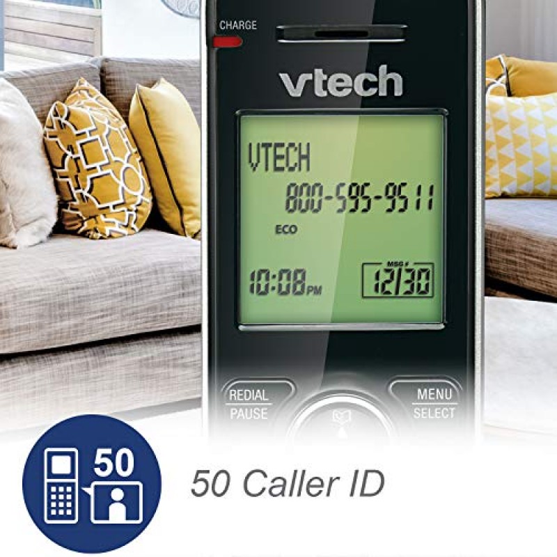 VTech CS6649-2 12월 6.0 2-핸드셋 유선 전화