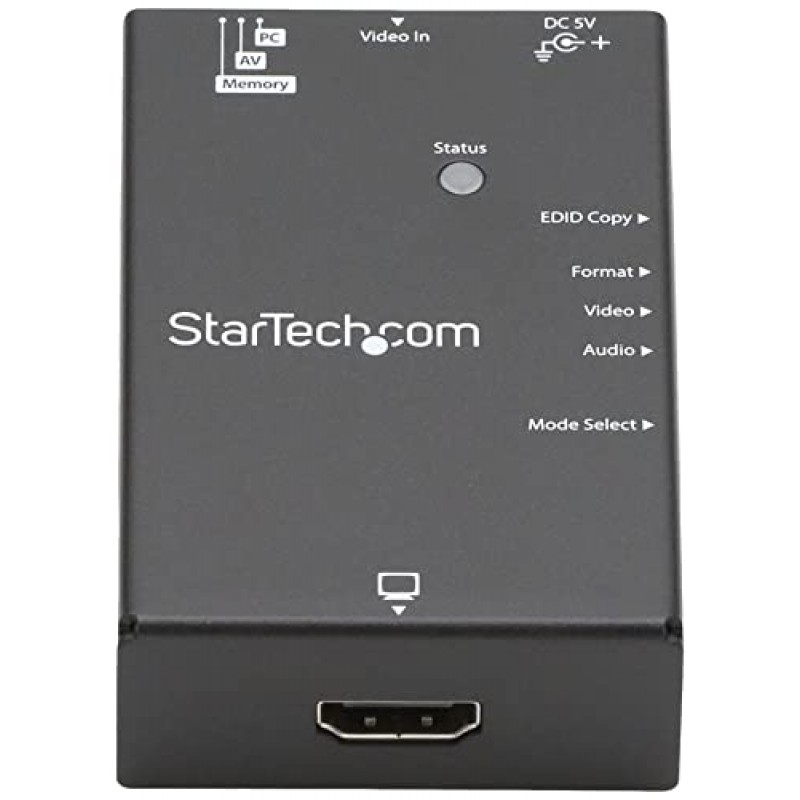 HDMI 디스플레이용 StarTech.com EDID 에뮬레이터 - 확장 디스플레이 식별 데이터 복사 - 1080p(VSEDIDHD)