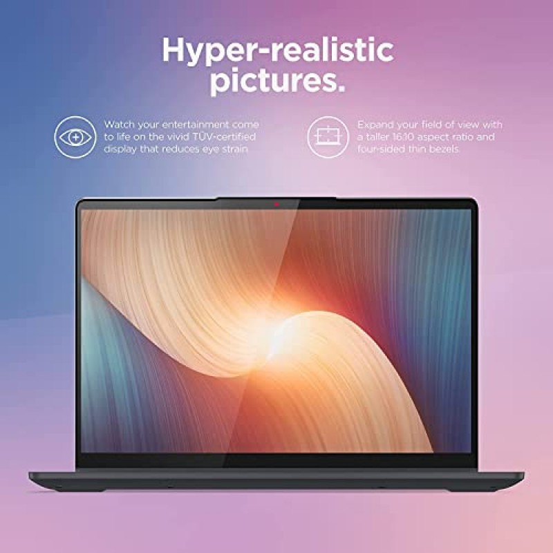 Lenovo Flex 5 노트북, 14.0인치 FHD 터치 디스플레이, AMD Ryzen 5 5500U, 16GB RAM, 512GB 스토리지, AMD Radeon 그래픽, Windows 11 Home, 스톰 그레이