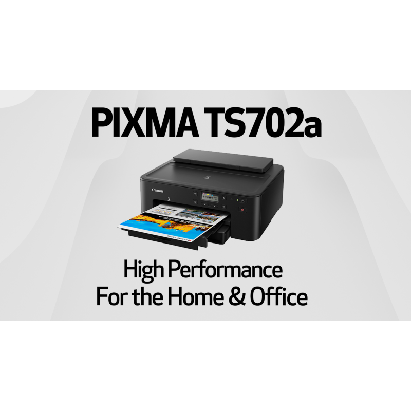 Canon PIXMA TS702a 무선 단일 기능 프린터 |AirPrint® 및 Mopria®를 사용한 모바일 인쇄, 검정색