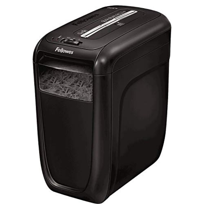 SafeSense 기술이 적용된 Fellowes Powershred 60Cs 10매 크로스 컷 용지 및 신용 카드 분쇄기(4606001)