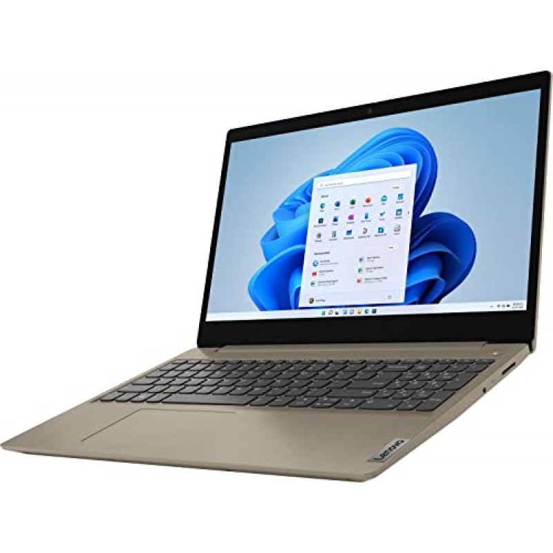 Lenovo IdeaPad 3 노트북, 15.6인치 HD 터치스크린, 11세대 Intel Core i3-1115G4 프로세서, 20GB DDR4 RAM, 1TB PCIe NVMe SSD, HDMI, 웹캠, Wi-Fi 5, 블루투스, Windows 11 Home, 아몬드