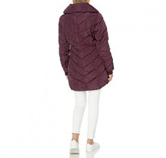 Steve Madden 여성용 겨울 재킷 – 단열 내후성 퀼팅 중간 길이 퍼퍼 파카 코트(S-3X)