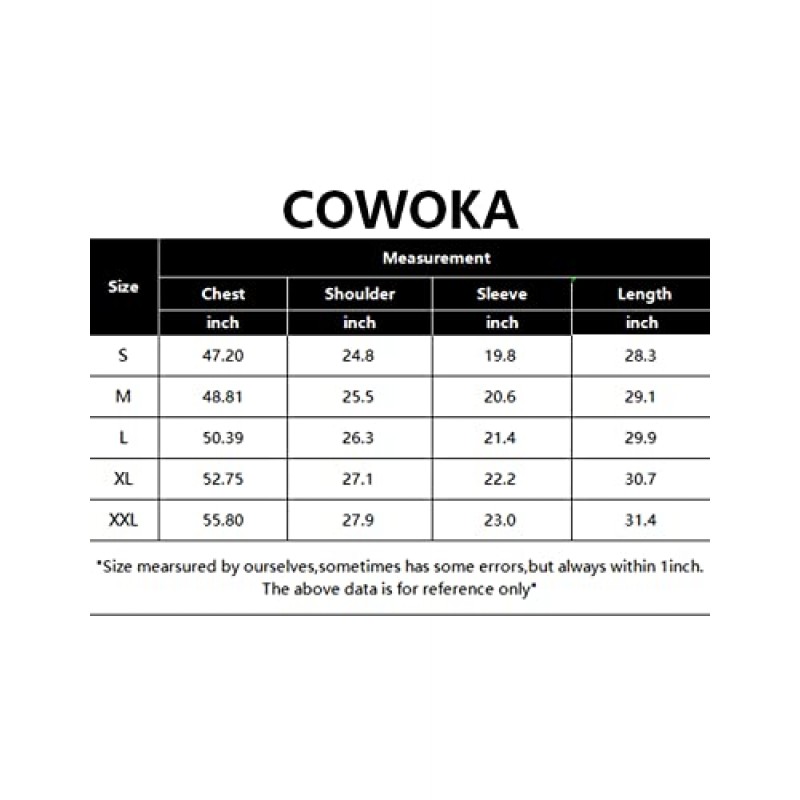COWOKA 여성용 빈티지 아즈텍 프린트 패턴 루즈 샤켓 버튼 다운 긴 소매 모직 자켓 셔츠 코트