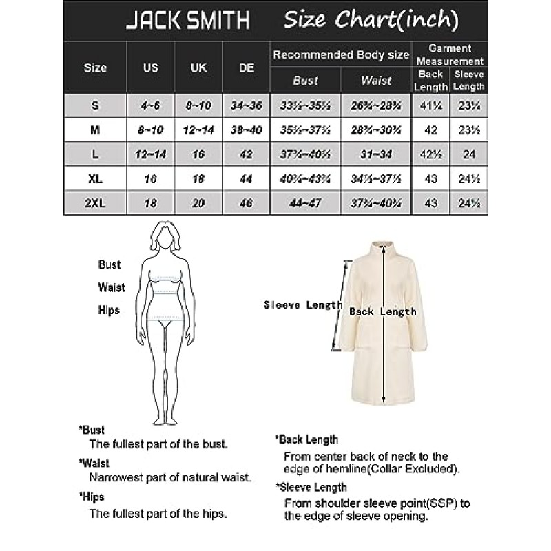 JACK SMITH 여성용 2023 롱 셰르파 플리스 재킷 가을 겨울 옷깃 풀 지퍼 폴라 코트 겉옷(포켓 포함)