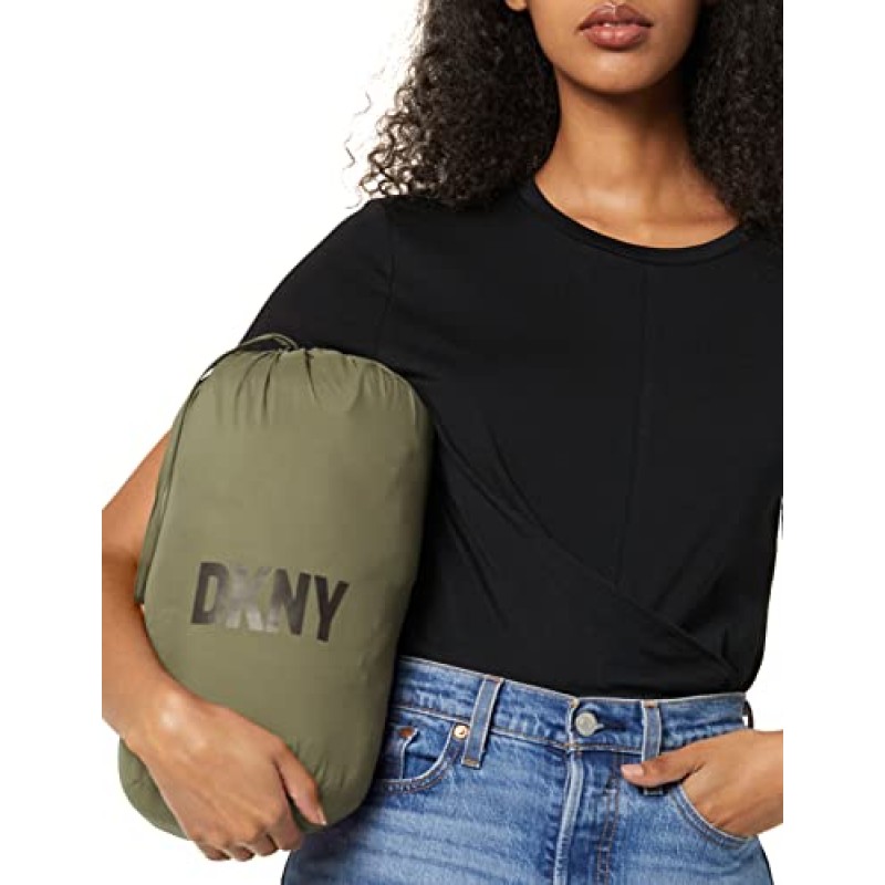DKNY 여성용 데일리 아우터웨어 패커블 스트레치 재킷