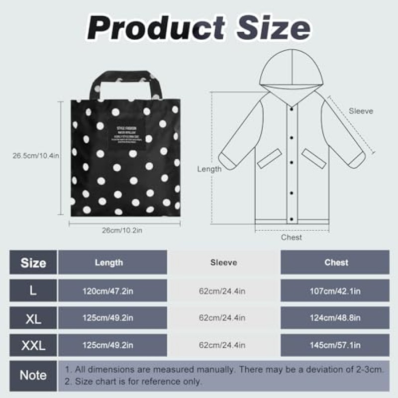 Womens Long Raincoats 레인 자켓 방수 포장 가능 야외 후드 윈드 브레이커 야외용 경량 조절 허리