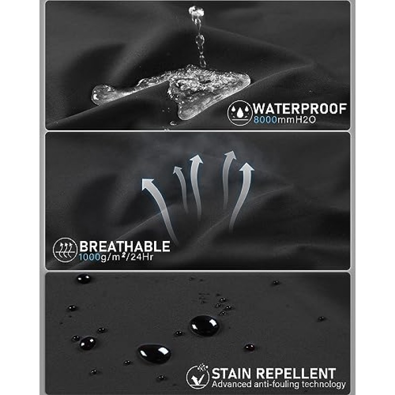 33,000ft 여성용 경량 Softshell 자켓 양털 안감 윈드 브레이커 골프 하이킹 러닝을위한 방수 따뜻한 자켓