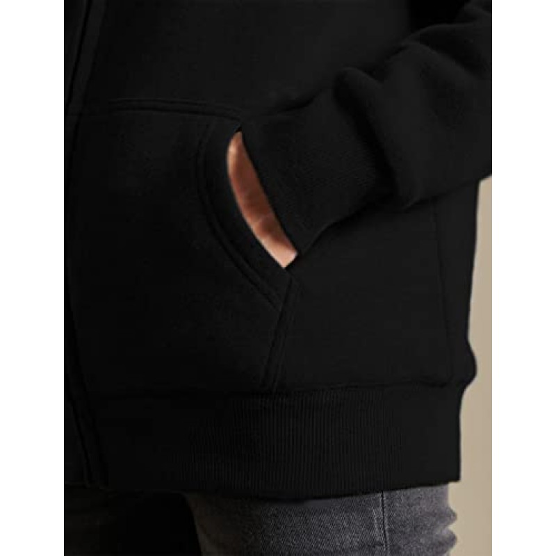 Yeokou 여성용 겨울 후드 풀오버 Sherpa Fleece 따뜻한 헤비급 스웨트 셔츠