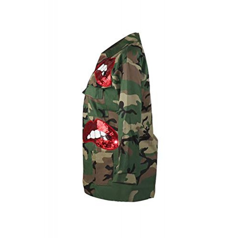 Vakkest Camo 블레이저 자켓 여성용 옷깃 긴 소매 오픈 프론트 카디건 코트 클래식 포켓 오버 코트 아웃웨어