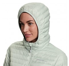 Eddie Bauer 여성용 마이크로라이트 다운 후드 재킷