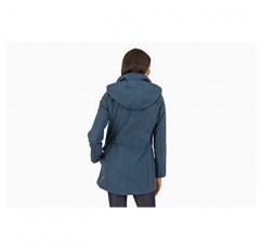 Nine West Outerwear 여성용 Thermafleece 후드 소프트쉘 재킷