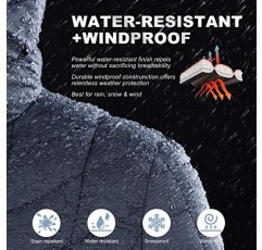 Outdoor Ventures 여성용 Maryan 후드 초경량 따뜻한 Thermolite 롱 퍼퍼 코트