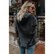 Acelitt 여성용 오버사이즈 퍼지 플리스 스웨트셔츠(주머니 포함),S-XXL