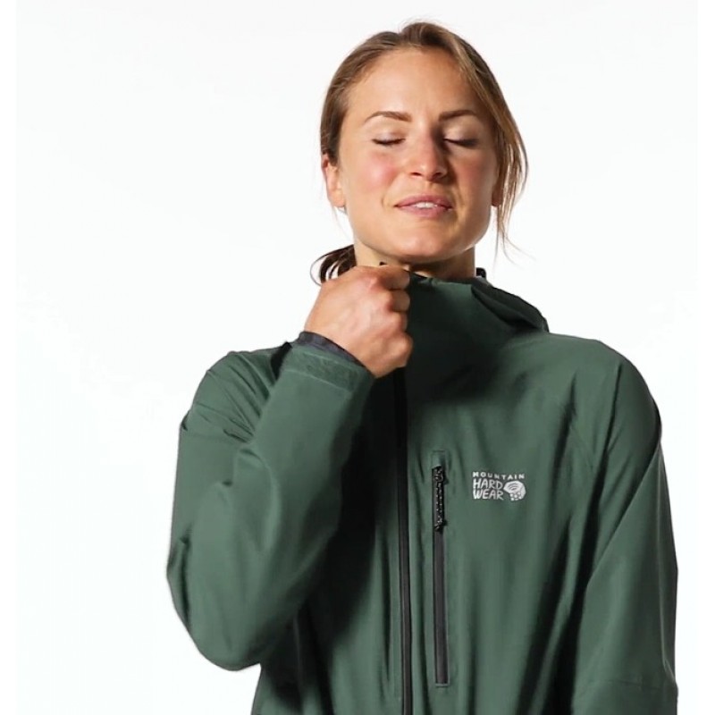 배낭 여행, 하이킹, 여행 및 캐주얼 의류를 위한 Mountain Hardwear 여성용 스트레치 오조닉 재킷