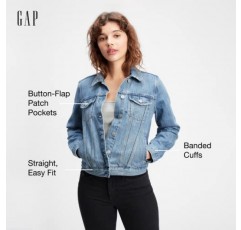 GAP 여성 아이콘 데님 재킷