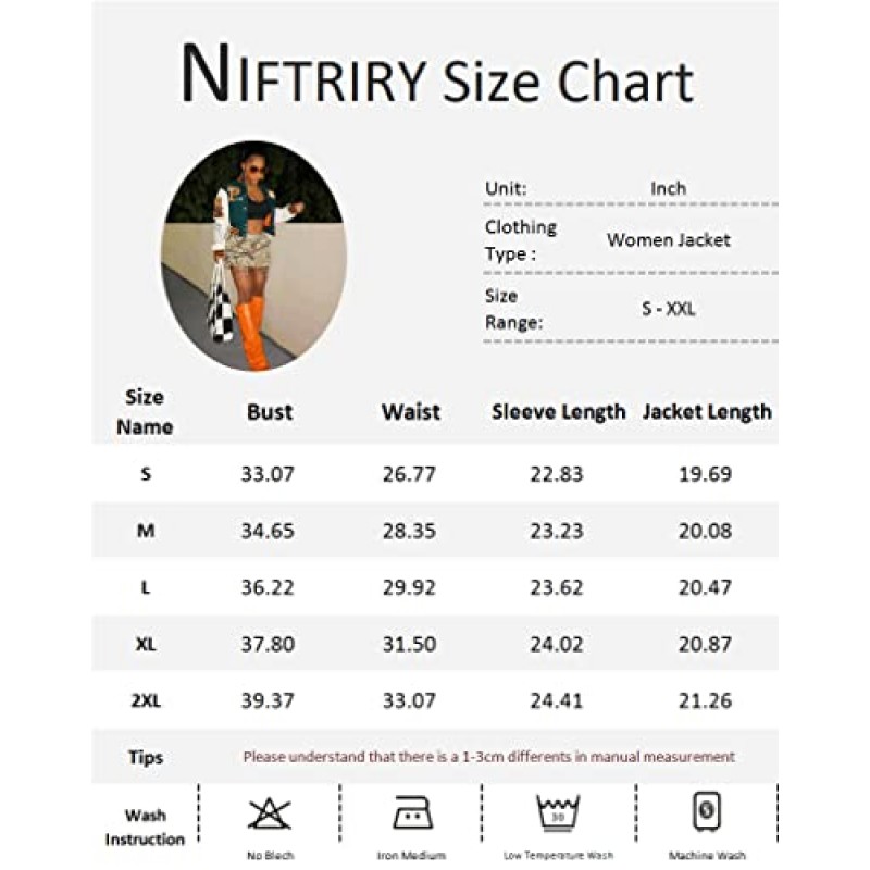 NIFTRIRY Varsity Jacket 여성 패치 캐주얼 자켓 자른 자켓 가죽 자켓 여성 축제 의상 여성용