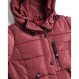 CANADA WEATHER GEAR 여성 겨울 코트 - 셰르파 모피 안감 후드가 있는 퍼퍼 버블 재킷