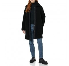 Amazon Essentials 여성용 오버사이즈 테디 셰르파 코트(이전 Goodthreads)