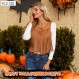 WERFORU 프린지 조끼 여성 인조 스웨이드 오픈 프론트 빈티지 술 조끼 코트 민소매 70s 히피 보호 웨스턴 자켓