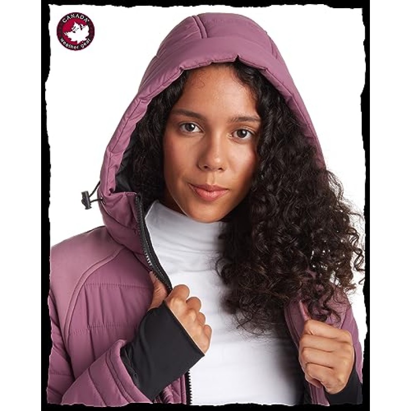 CANADA WEATHER GEAR 여성 재킷 – 경량 퀼팅 퍼퍼 코트 – 여성 캐주얼 재킷(S-XL)