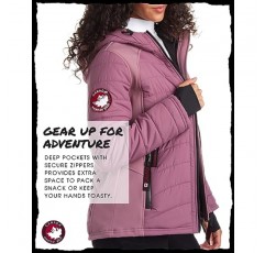 CANADA WEATHER GEAR 여성 재킷 – 경량 퀼팅 퍼퍼 코트 – 여성 캐주얼 재킷(S-XL)
