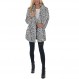 SeekMe Womens Faux 모피 코트 레오파드 자켓 루즈한 따뜻한 가을 겨울 털이 자켓 아웃웨어