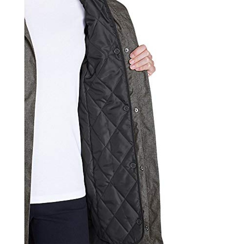 Eddie Bauer 여성용 여아 온더고(On The Go) 절연 트렌치코트