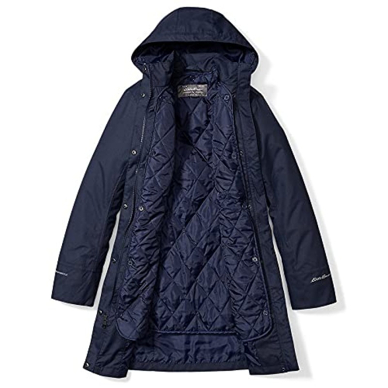 Eddie Bauer 여성용 여아 온더고(On The Go) 절연 트렌치코트