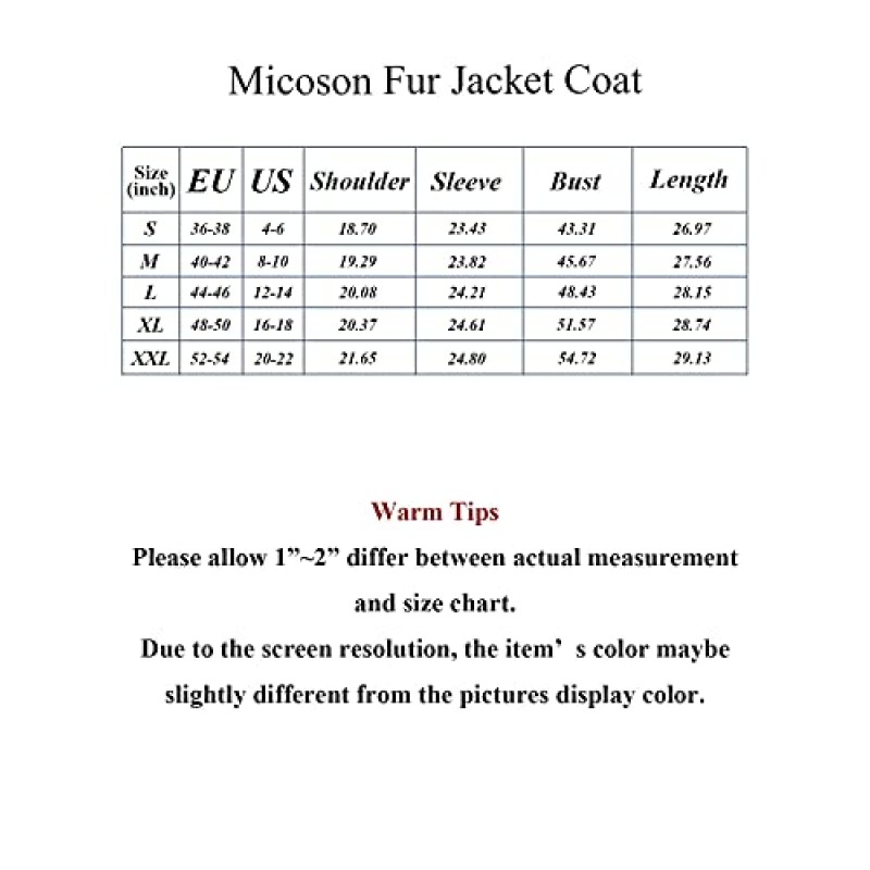Micoson 여성 패션 컬러 블록 가짜 Shearling 코트 따뜻한 후드 지퍼 업 포켓이있는 퍼지 겨울 자켓