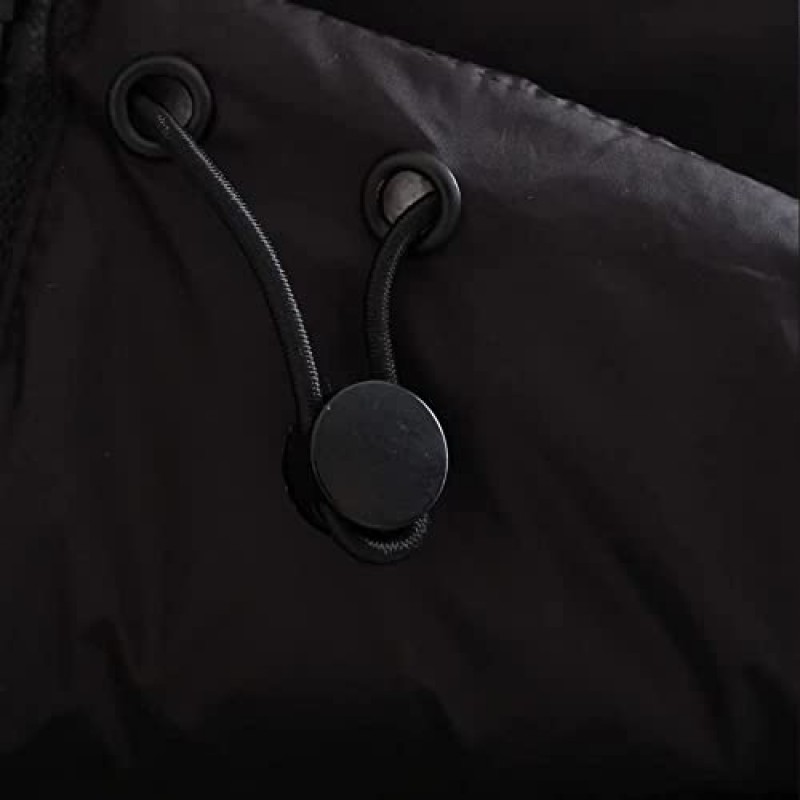 KEOMUD 여성용 겨울 자르기 조끼 경량 민소매 따뜻한 겉옷 퍼퍼 조끼 패딩 Gilet